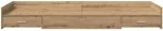 Κρεβάτι με αποθηκευτικό χώρο με κεφαλάρι Artisan Oak 90 x 200 cm