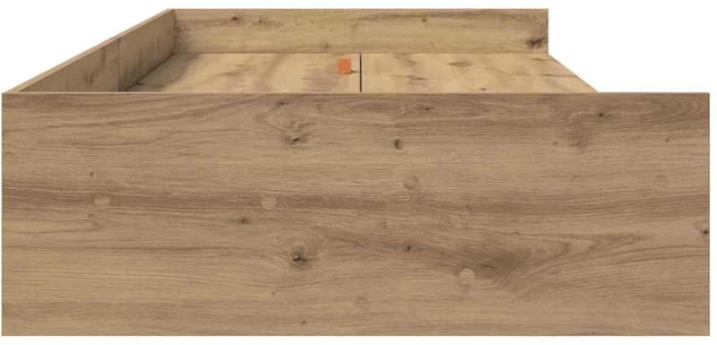 Κρεβάτι με αποθηκευτικό χώρο με κεφαλάρι Artisan Oak 90 x 200 cm