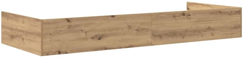 Κρεβάτι με αποθηκευτικό χώρο με κεφαλάρι Artisan Oak 90 x 200 cm