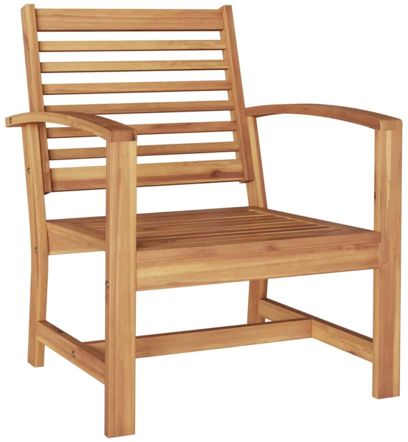 vidaXL Σετ Καναπέ Κήπου 5 pcs Φυσικό Μασίφ ξύλο teak