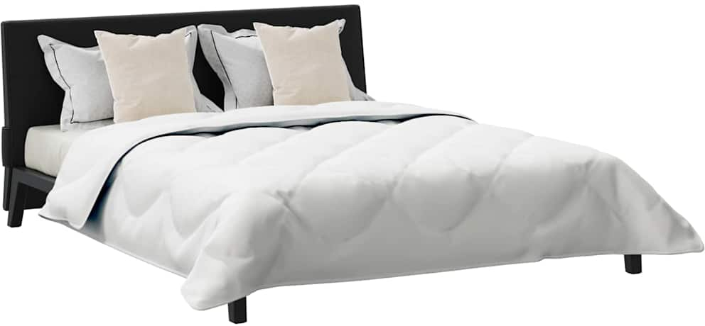 vidaXL Παπλωμα με Μαξιλάρια Argyle 3 pcs Λευκό 240 x 220 cm Μικροΐνες