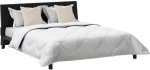 vidaXL Παπλωμα με Μαξιλάρια Argyle 3 pcs Λευκό 240 x 220 cm Μικροΐνες