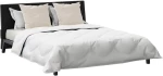 vidaXL Παπλωμα με Μαξιλάρια Argyle 3 pcs Λευκό 240 x 220 cm Μικροΐνες