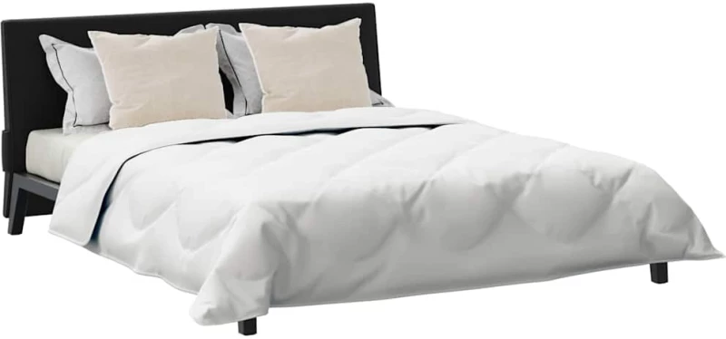 vidaXL Παπλωμα με Μαξιλάρια Argyle 3 pcs Λευκό 260 x 220 εκ. Μικροΐνες