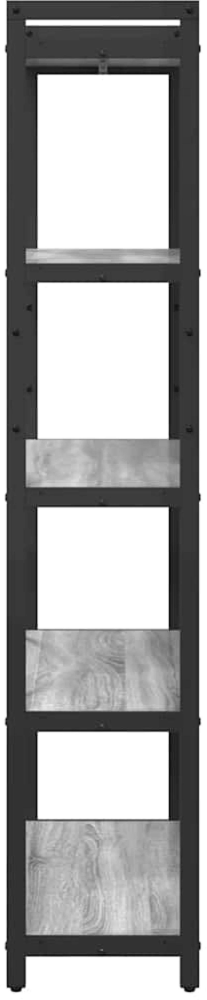 vidaXL Βιβλιοθήκη Γκρι sonoma 80 x 30 x 153 εκ Επεξεργασμένο ξύλο
