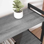 vidaXL Βιβλιοθήκη Γκρι sonoma 80 x 30 x 48.5 εκ Επεξεργασμένο ξύλο