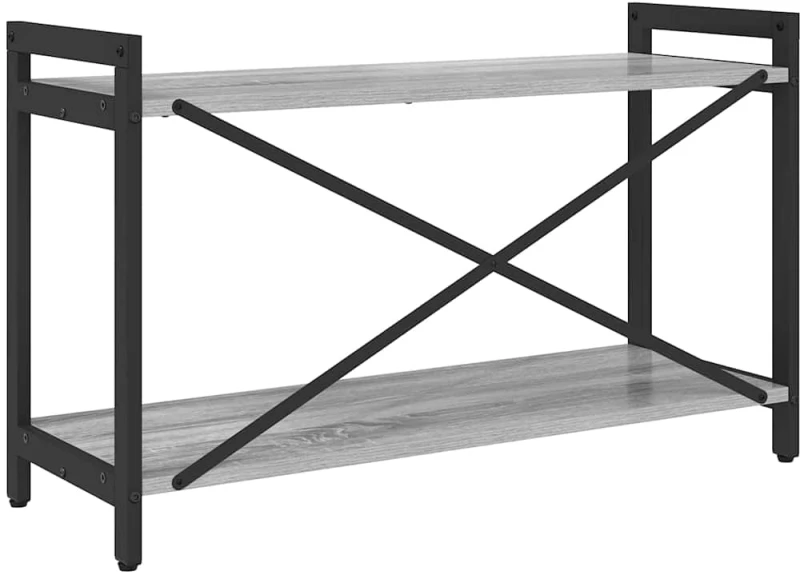 vidaXL Βιβλιοθήκη Γκρι sonoma 80 x 30 x 48.5 εκ Επεξεργασμένο ξύλο