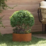 vidaXL Γλάστρα Κήπου Καφέ 40 x 40 x 20 cm Ατσάλι corten