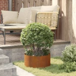 vidaXL Γλάστρα Κήπου Καφέ 40 x 40 x 20 cm Ατσάλι corten
