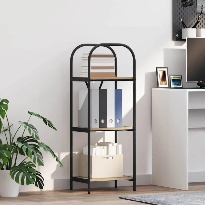 vidaXL Ράφι Βιβλίων Sonoma Δρυς 40 x 30 x 109 εκ Επεξεργασμένο ξύλο