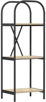 vidaXL Ράφι Βιβλίων Sonoma Δρυς 40 x 30 x 109 εκ Επεξεργασμένο ξύλο