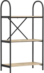 vidaXL Ράφι Βιβλίων Sonoma Δρυς 60 x 30 x 109 εκ Επεξεργασμένο ξύλο