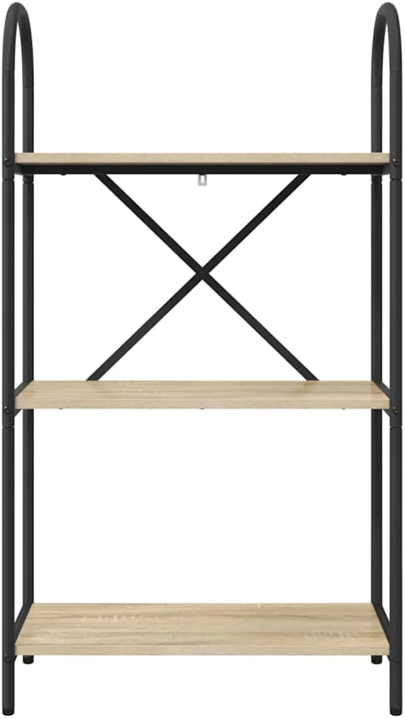vidaXL Ράφι Βιβλίων Sonoma Δρυς 60 x 30 x 109 εκ Επεξεργασμένο ξύλο