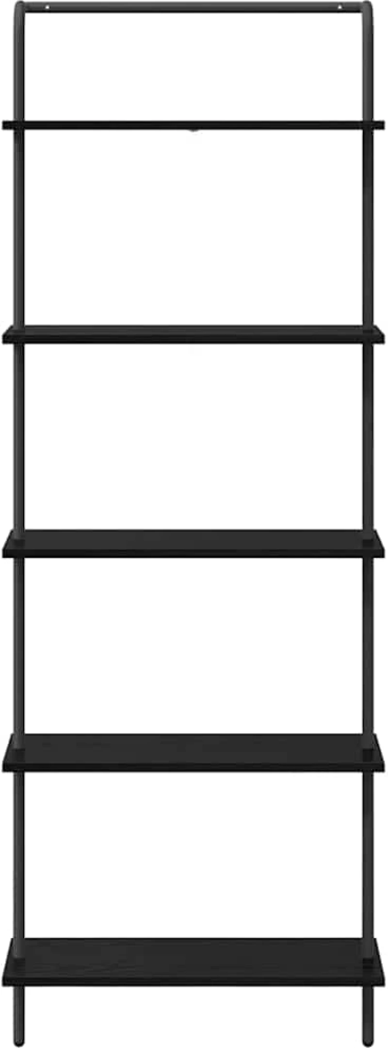 vidaXL Ράφι Βιβλίων Μαύρη δρυς 60 x 24 x 168 εκ. Επεξεργασμένο ξύλο