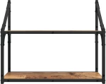 vidaXL Ράφι Τοίχου Παλαιό ξύλο 60 x 21 x 51 cm Επεξεργασμένο ξύλο