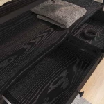 vidaXL Ντουλάπι Μαύρη δρυς 89 x 39 x 184.5 εκ. Επεξεργασμένο ξύλο
