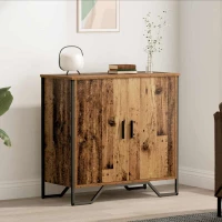 vidaXL Πλαϊνό γραφείο Καφέ 78 x 35.5 x 74.5 εκ. Επεξεργασμένο ξύλο