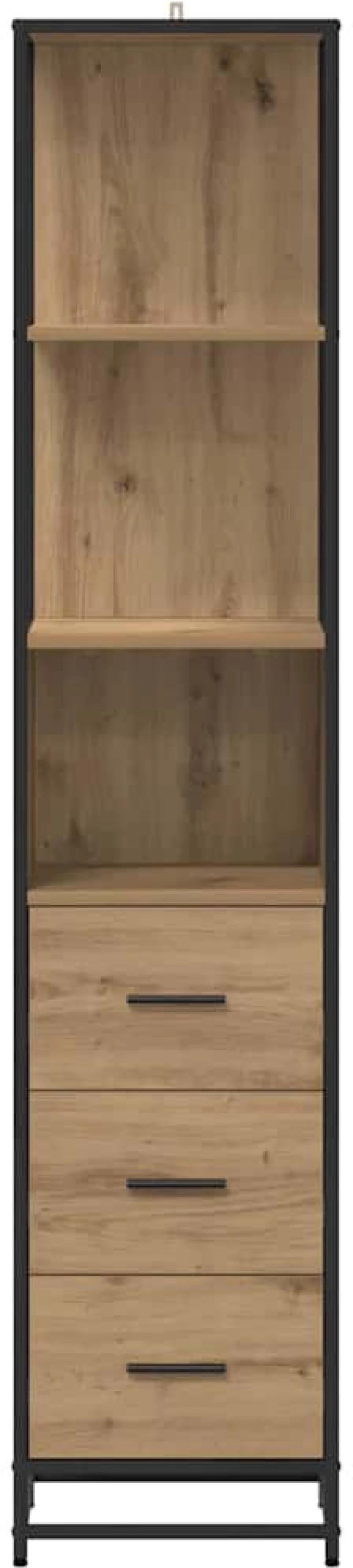 vidaXL Ντουλάπι Μπάνιου με συρτάρι artisan δρυς 35 x 37.5 x 166 εκ.