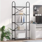 vidaXL Ράφι Βιβλίων Γκρι sonoma 80 x 30 x 183 εκ Επεξεργασμένο ξύλο