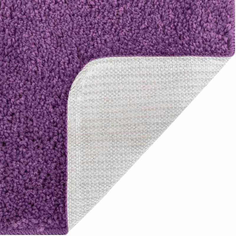 vidaXL Πατάκι μπάνιου 2 pcs Μοβ 50 x 50 cm Πολυπροπυλένιο