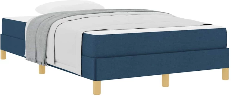 vidaXL Κρεβάτι με ελατήρια Μπλε και Καφέ 120 x 190 cm