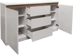 Μπουφές Chiemo pakoworld σε φυσική απόχρωση 160x40x93.6εκ