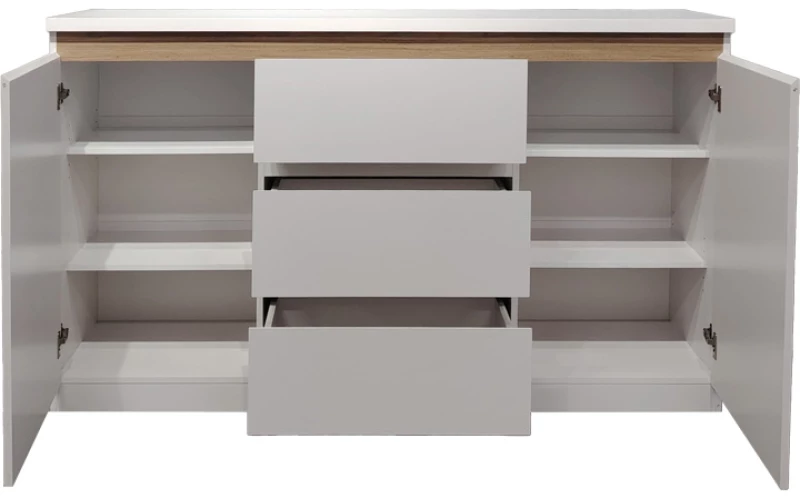 Μπουφές Chiemo pakoworld σε φυσική απόχρωση 160x40x93.6εκ