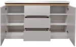 Μπουφές Chiemo pakoworld σε φυσική απόχρωση 160x40x93.6εκ