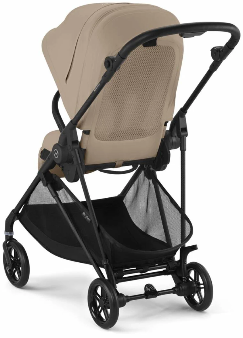 Cybex Καρότσι Melio Carbon, Almond Beige