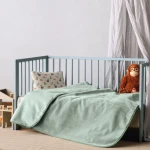 Κουβέρτα Βρεφική Notte 2310 Green Kentia Αγκαλιάς 80x100cm Πολυέστερ