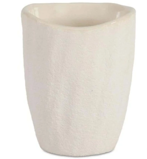 Ποτηροθήκη Ceramic AH-BA25133 Φ8,5x11cm Ecru Andrea House Κεραμικό