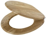Καπάκι Λεκάνης Hetta 800589 Mdf 43,5x37,6x4cm Brown Tiger Mdf