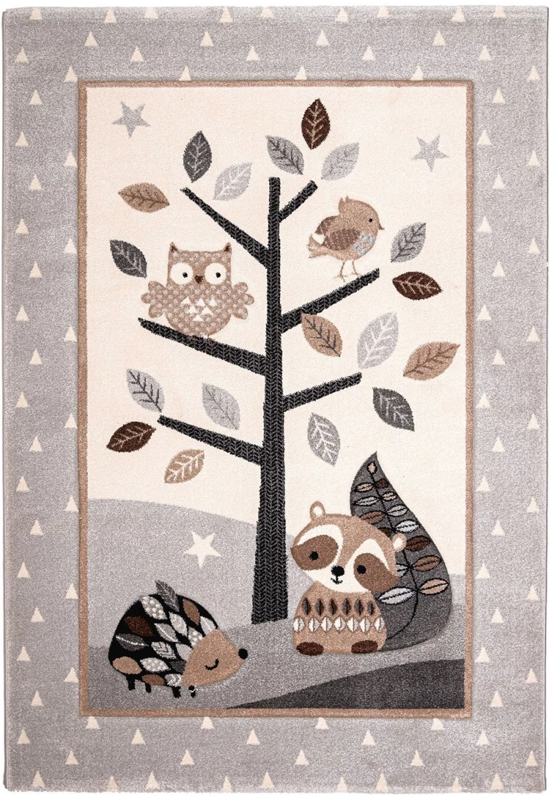 Χαλί Yolo 40108 860 Grey-Beige Βιοκαρπέτ 140X200cm