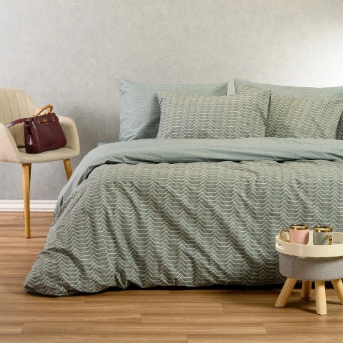 Σεντόνια Paris (Σετ 4τμχ) Aqua Melinen Υπέρδιπλo 235x270cm 100% Βαμβάκι