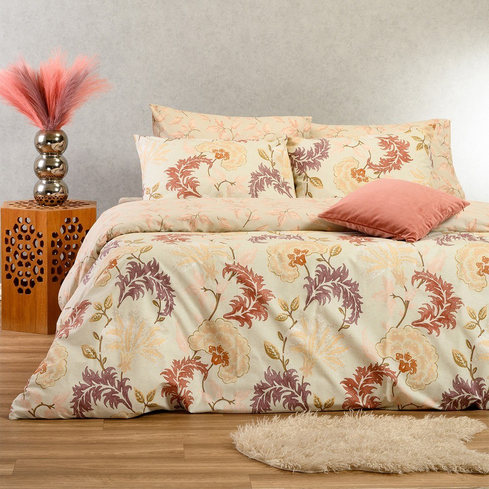 Παπλωματοθήκη Alessandro Apple Melinen Υπέρδιπλo 225x245cm 100% Βαμβάκι