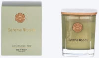 Αρωματικό Κερί Serene Wood 180gr Green Nef-Nef Homeware
