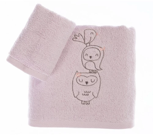 Πετσέτες Βρεφικές Best Friends (Σετ 2τμχ) Lavender Nef-Nef Homeware Σετ Πετσέτες 70x140cm 100% Βαμβάκι