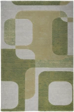 Χαλί Bellart 18034 Y10 Green-Grey Βιοκαρπέτ 200X300cm