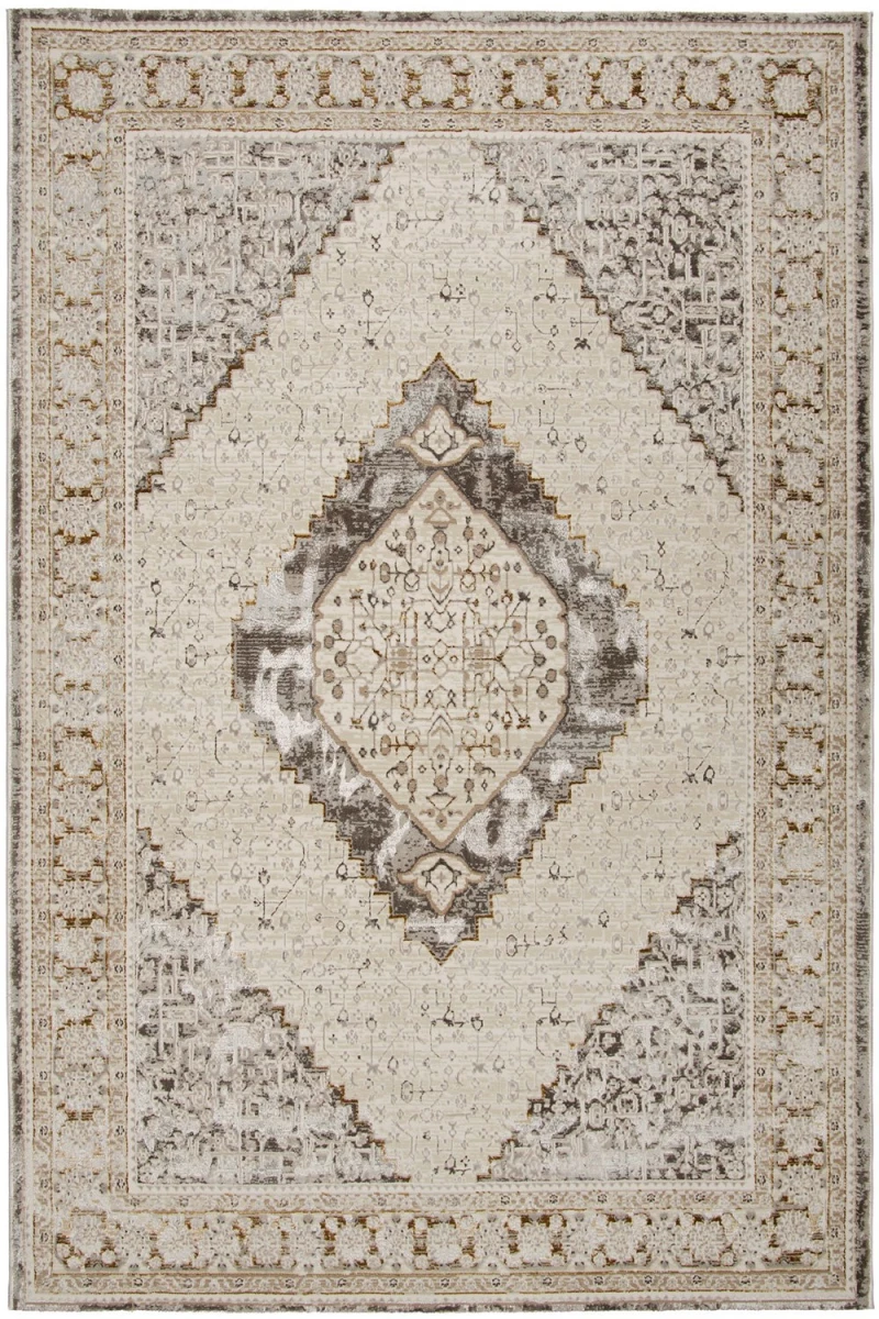 Χαλί Senbrun 9311Α White-Gold Βιοκαρπέτ 160X230cm