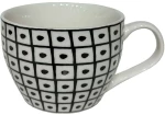 Κούπα Serax 028853 11x11x8cm White-Black Πορσελάνη