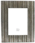 Κορνίζα Fishbone 028381 13x18cm Antique Silver Γυαλί,Polyresin