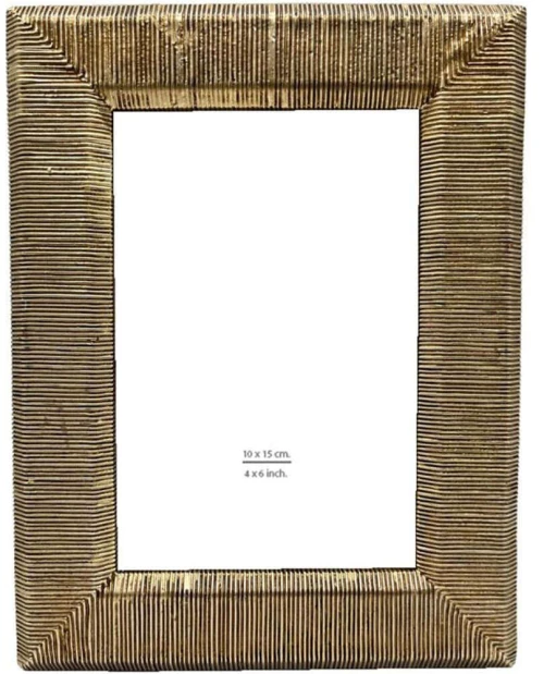 Κορνίζα Cruze 031142 10x15cm Gold Γυαλί,Polyresin