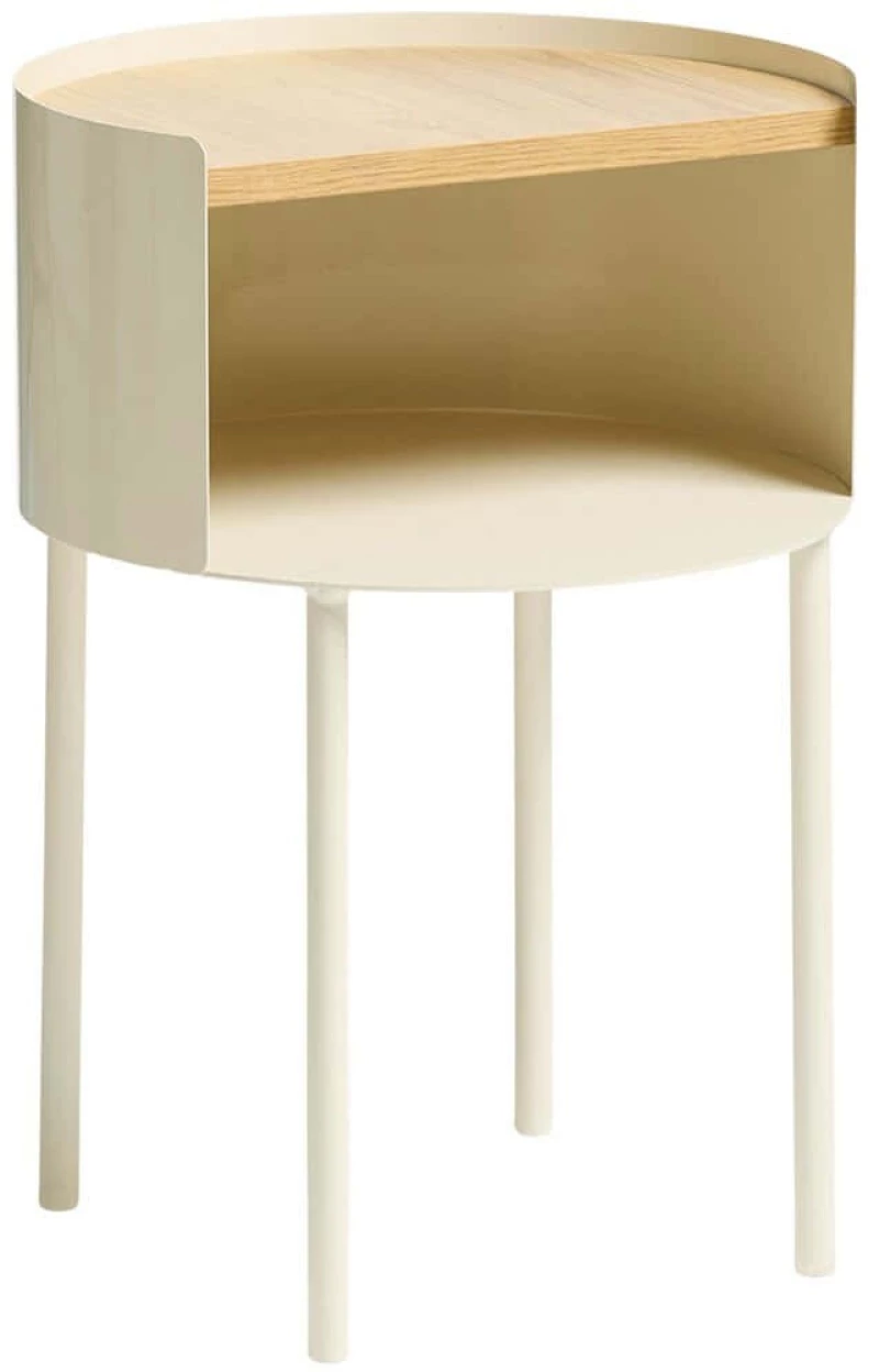 Τραπεζάκι Βοηθητικό Espen 438CTF1103 Φ40x56cm Cream