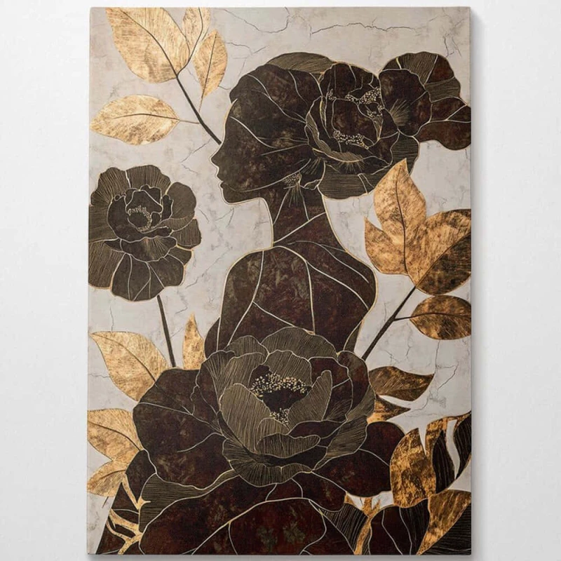 Πίνακας Καμβάς 529TCR2336 70x100cm Multi Wallity Κάθετοι Ξύλο, Καμβάς
