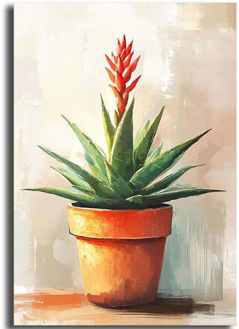Πίνακας Καμβάς 748MYL1128 70x100cm Multi Wallity Κάθετοι Ξύλο, Καμβάς