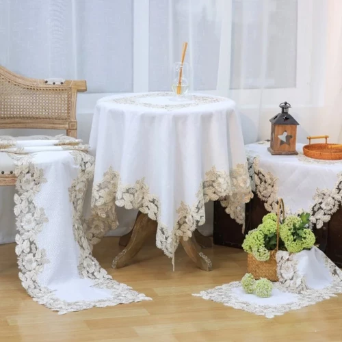 Σετ 5τμχ Ecru Liolios Home 2464 PLS-TB0306