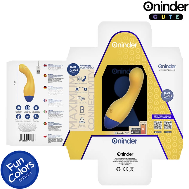 ONINDER CUTE - LOVE BUDDY MASTER G-SPOT VIBRATOR - FREE WORLDWIDE APP