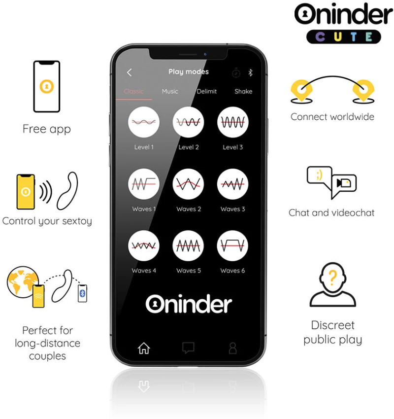 ONINDER CUTE - LOVE BUDDY MASTER G-SPOT VIBRATOR - FREE WORLDWIDE APP