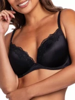 Σουτιέν Dorina ORIGINS - Μαύρο Push up - Δαντέλα - Cup B - C - Polyamide - Regular Fit
