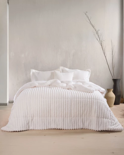 BUTTER ΛΕΥΚΟ - ΚΟΥΒΕΡΤΟΠΑΠΛΩΜΑ ΥΠΕΡΔΙΠΛΟ (220Χ240)